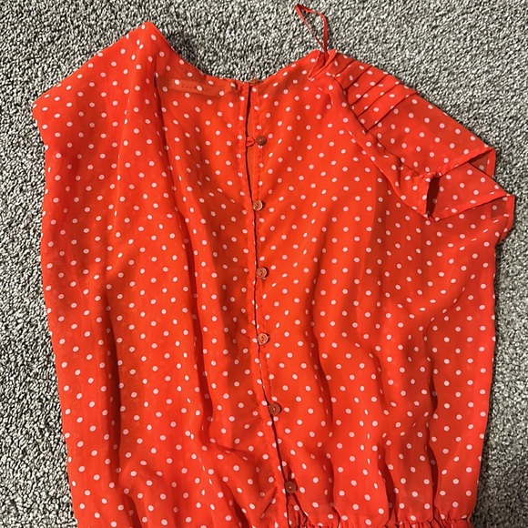 Zara Red Polka Dot dress. - Picture 2 of 2